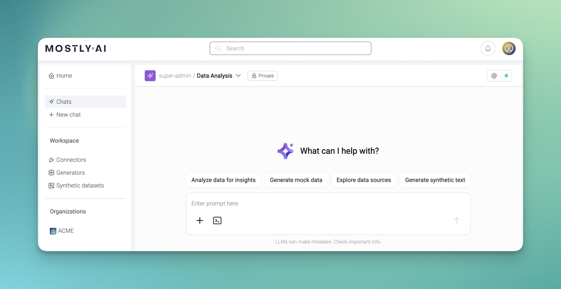 MOSTLY AI - Assistant