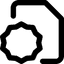 File badge